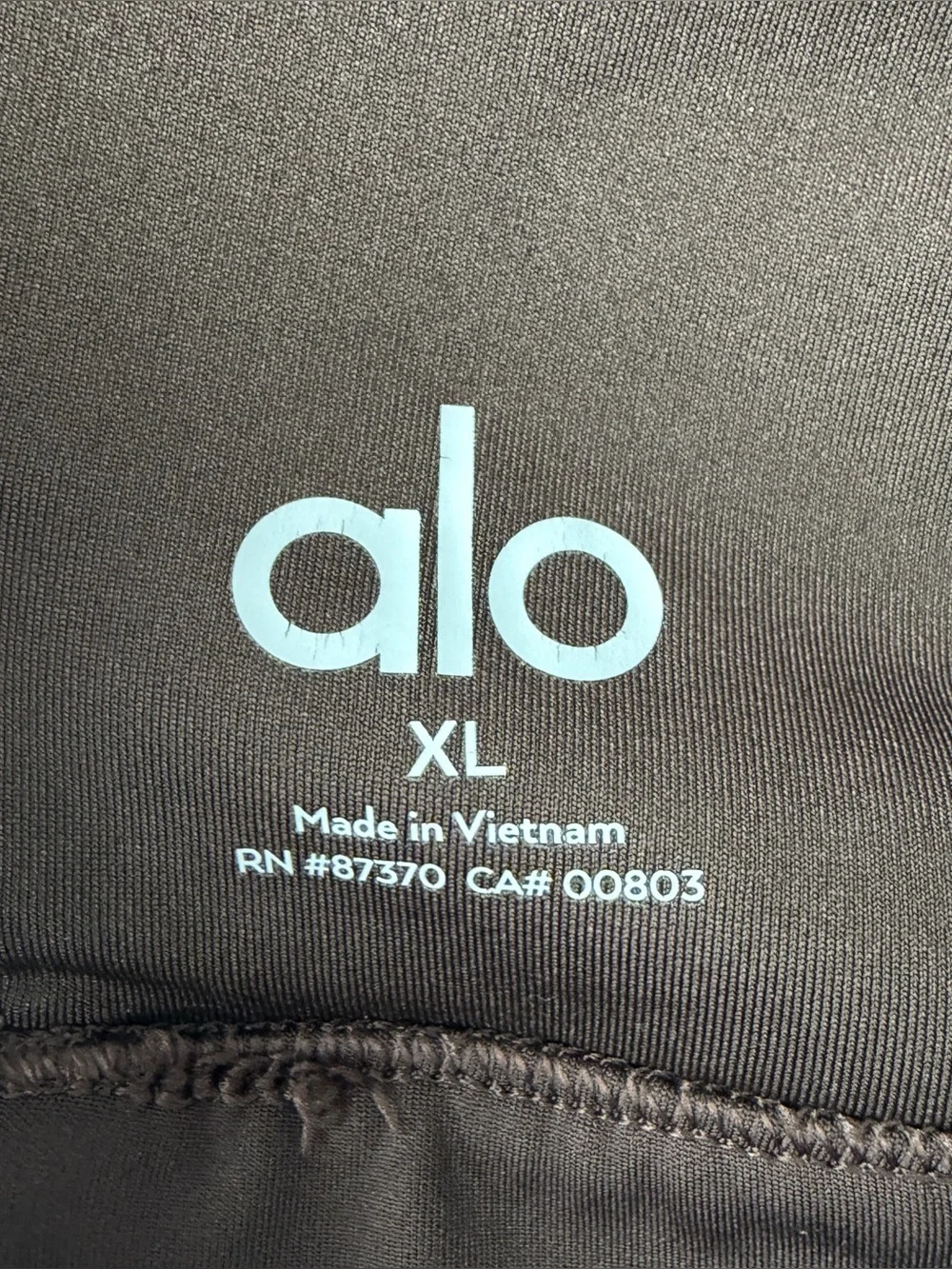 Alo Yoga Airlift Intrigue Brown Sports Bra